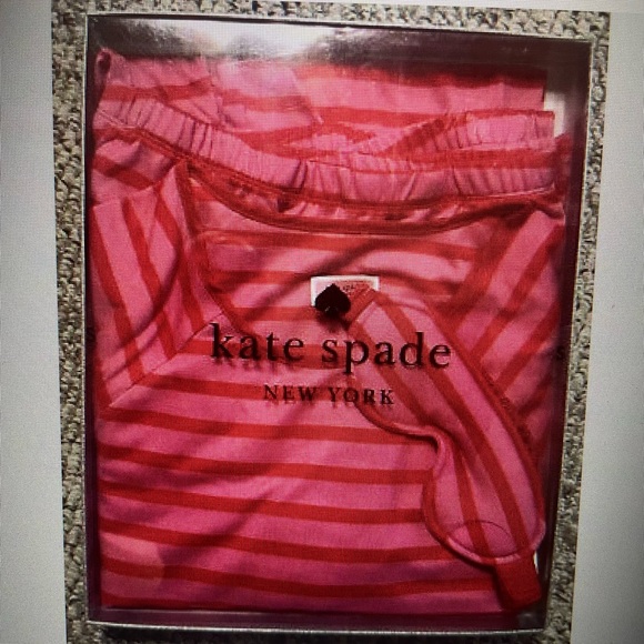 Kate Spade New York Striped 4-piece Pajama set, brand new, no tags and box - Picture 5 of 5
